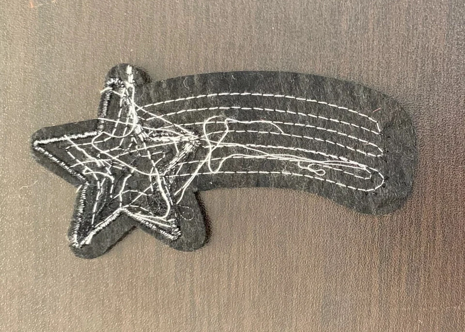 Shooting Star Sequin Sew On Patch - Image 2 of 3