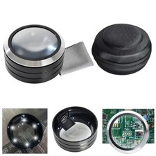 Handheld Magnification Tool with Efficient LED light Reading Magnifier for Old