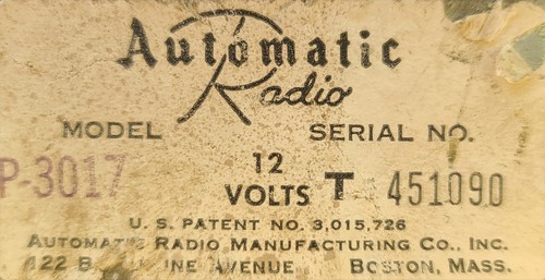 Automatic Radio Deluxe All Transistor P-3017 - Picture 5 of 8