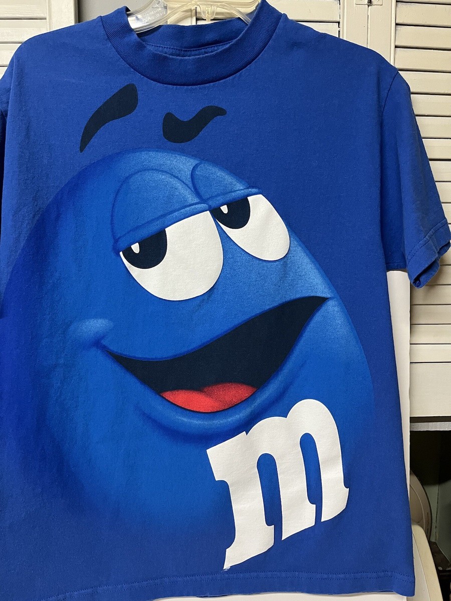 Blue M&M T Shirt | eBay