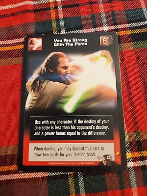 You Are Strong With The Force 2000 Decipher Incb#22 Young Jedi