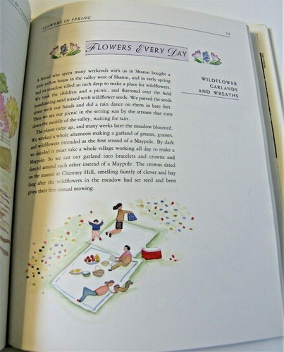 A Feast of Flowers by Jacqueline Heriteau Illustrated by Susan Davis 1993 HC DJ - Picture 10 of 12