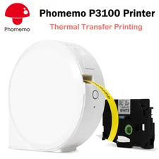Phomemo P3100 Portable Bluetooth Printer Laminated Label Maker Machine with Tape
