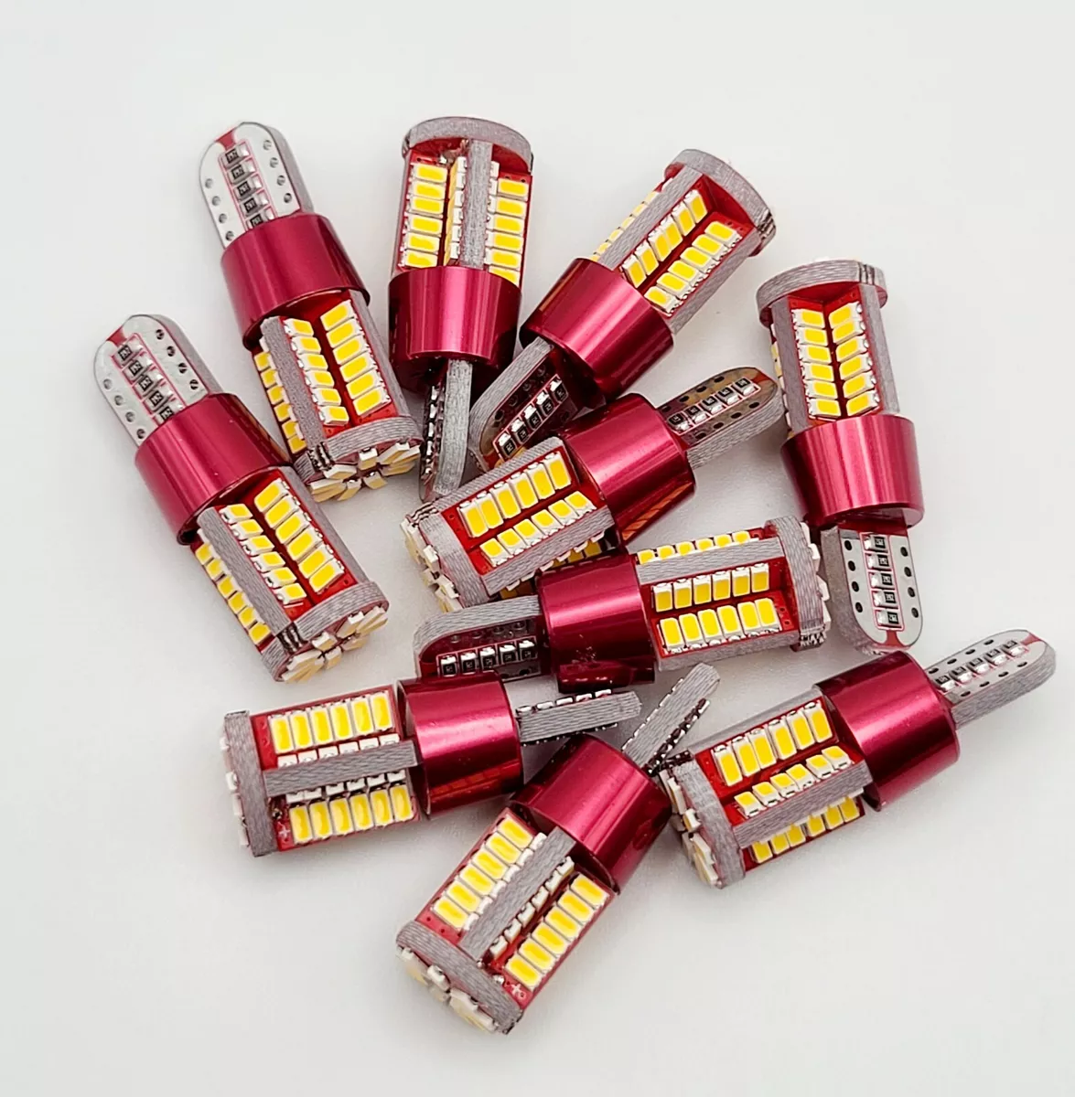 10 Super Bright mini LED T5 Wedge Base Replacement Halogen Low Voltage Bulbs 12v