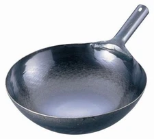 YAMADA Chinese Hammered Iron pan Wok 42cm Thickness 1.6mm Expedited Shipping