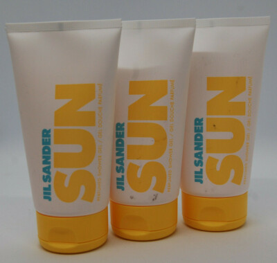 (66,64 /L) Jil Sander Sun Women Woman Summer Edition 3 x 150 ml Duschgel DG