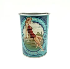 Deep Eddy Collectible Vodka Tin Can Cups Red Swimsuit Pinup