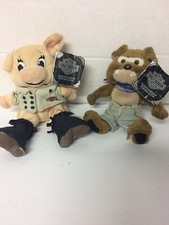 Harley Davidson Motor Cycles Biker Beanie Plush Spike & Fat Bob Lot Vintage 1998