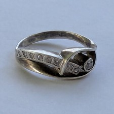 Vintage ring sterling silver 925 Size 7 Weight 3 g. Ukrainian jewelry.