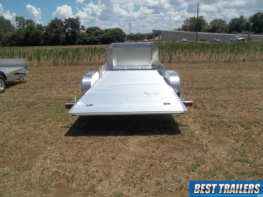 2024 Aluma 8218 tilt JT 7x18 low car hauler trailer tilt w race ramps