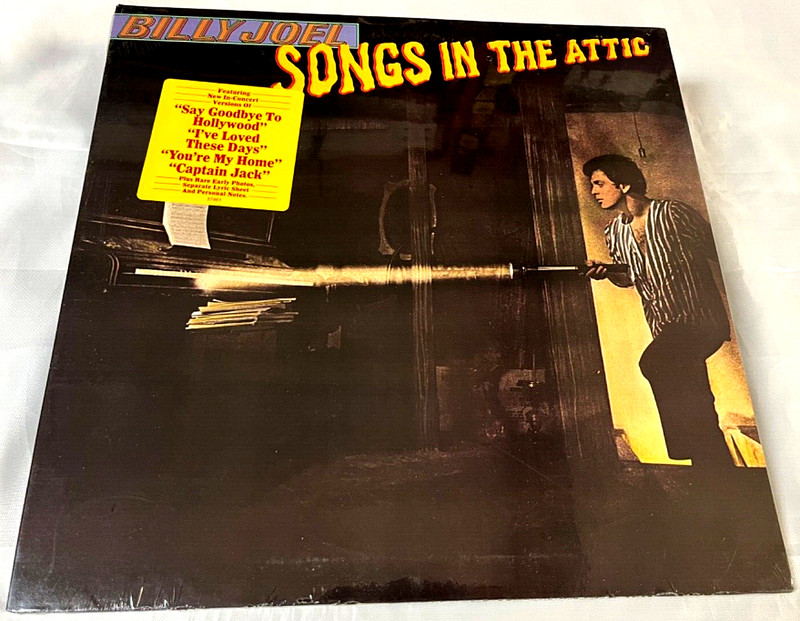 Billy Joel Songs In the Attic LP Vinyl Live Original 1981 Hype Sticker Sealed