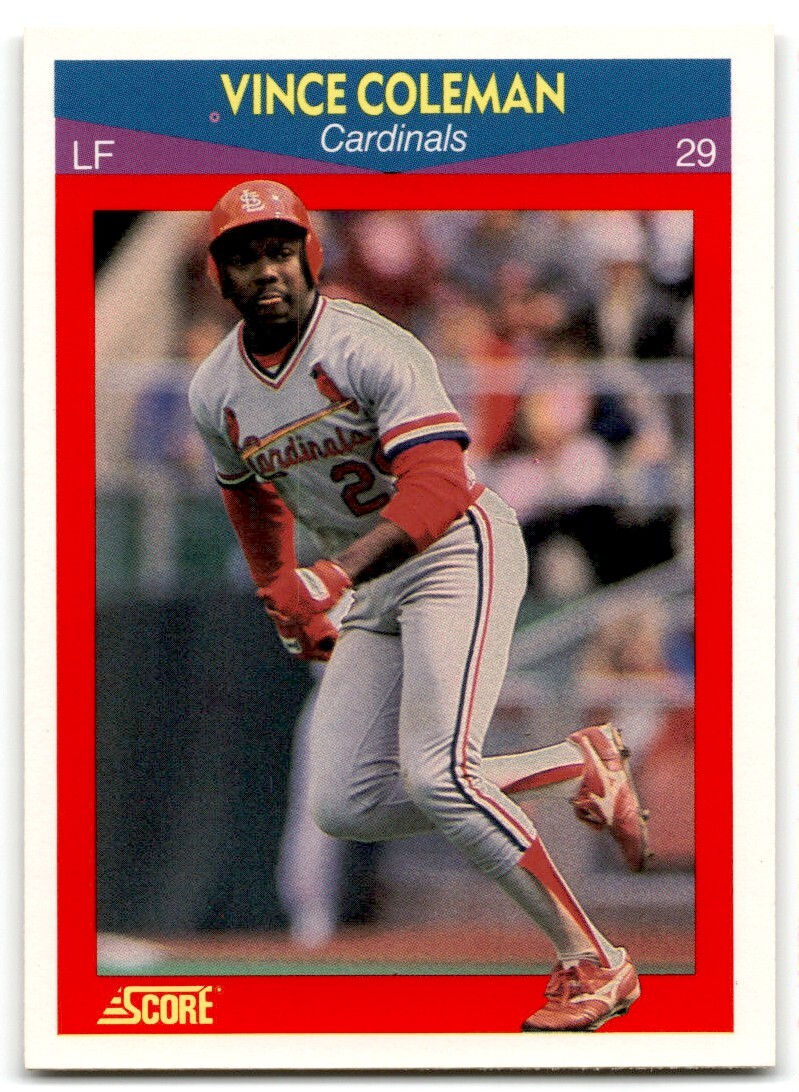 1990 Score Super Star Vince Coleman St. Louis Cardinals #73 | eBay