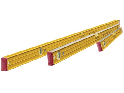 Stabila 96-2 3-teiliges Kastenprofil-Wasserwaagen-Pack 60 cm, 120 cm & 180 cm