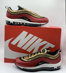 nike air max 97 red and gold