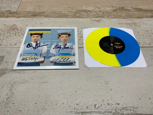 ENVY OF NONE ENEMY YOU’LL BE SORRY SIGNED AUTOGRAPHED 7” VINYL ALEX LIFESON RUSH