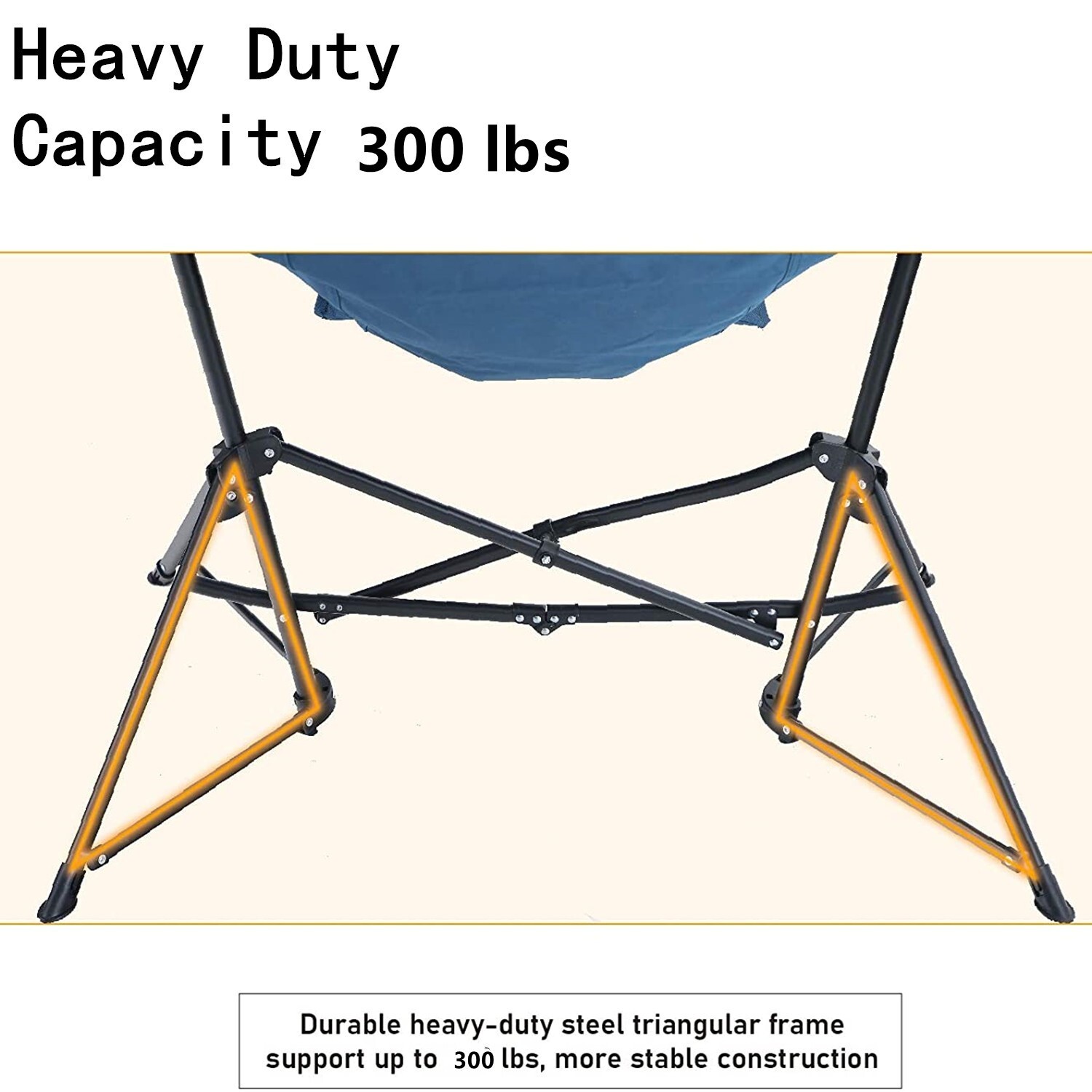 ALPHA CAMP Outdoor Hammock Chair Camping Chairs Heavy Duty Folding