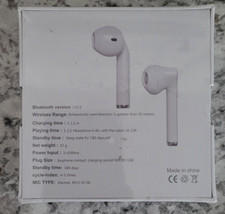 New, True Wireless, Bluetooth, Earbuds, Audio, In Box