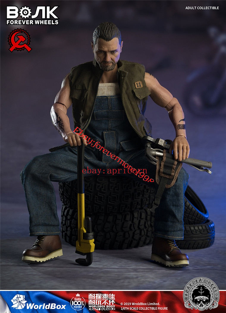 WorldBox 1/6 モーター メカニック 整備士 AT031 Worldbox AT031 Motor Mechanic 1/6 Action Figure Model
