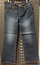 NWT CRAZY 8 Girls Size 7 Reg Denim BOOTCUT Jeans Pants Adjustable Waist C81018