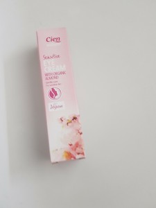 cien sensitive face cream almond