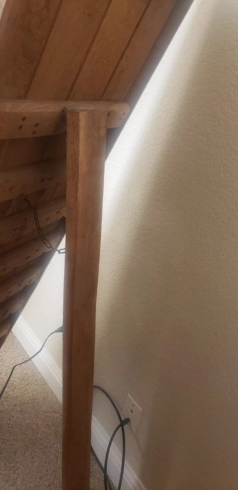 Vintage Original French OAK Champagne Riddling Rack - Image 2 of 4