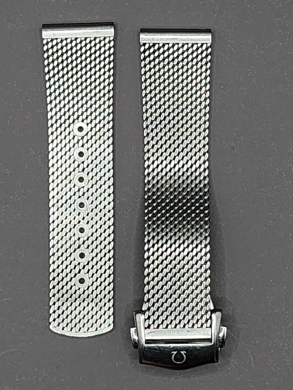 Omega 20mm Stainless Steel Mesh Bracelet 020STZ015686 | eBay