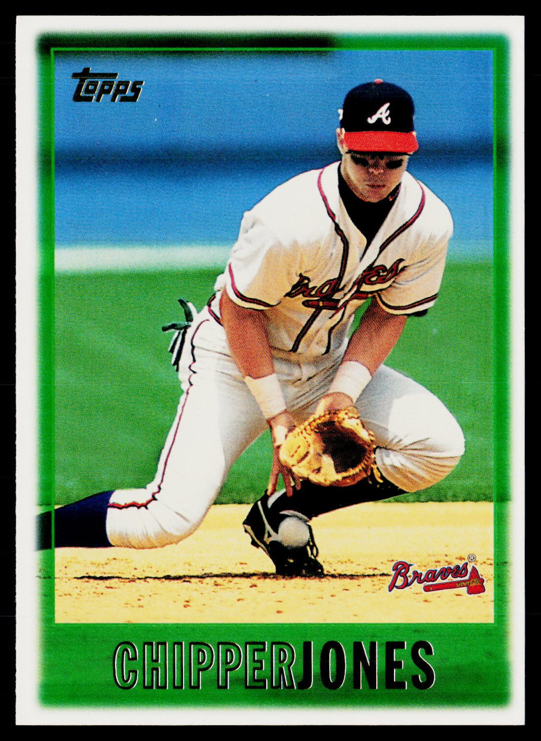 1997 Topps #276b Chipper Jones