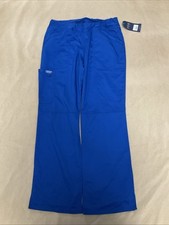Cherokee Revolution Modern Classic Scrub Pants Royal Blue Medium Womens Nwt