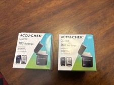 200 2boxes 100each  test strips Accu- Chek Guide EXP 06/2027