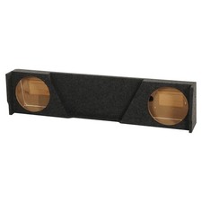 QPower GMC/Chevy Extended Cab Dual 12-Inch Empty Woofer Box High Transmission 