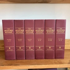 The Anchor Bible Dictionary - 6 Volume Set - First Edition  1992 Doubleday Nice