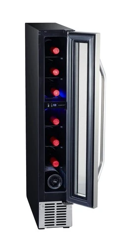 EdgeStar CWR70SZ 6"W 7 Bottle Capacity Built-In Compact Wine - Stainless Steel - Picture 3 of 10