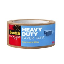 Scotch Box Lock Paper Packaging Tape 1.88in x 25yds Heavy Duty Adhesive Tape