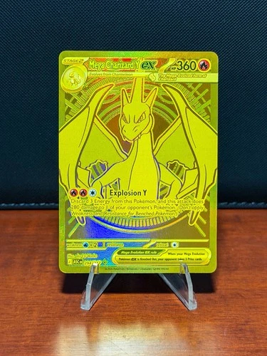 Pokémon TCG Ascended Heroes Mega Charizard Y EX 294/217 Gold Secret Rare FA NM