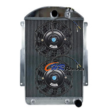 3 Row Aluminum Radiatorfan For 1939 Chevrolet Master 85 Wchevy V8 Conversion