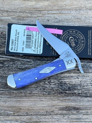 CASE XX *a SFO 2025 ULTRA VIOLET SMOOTH XX DIAMOND SHIELD RUSSLOCK KNIFE KNIVES