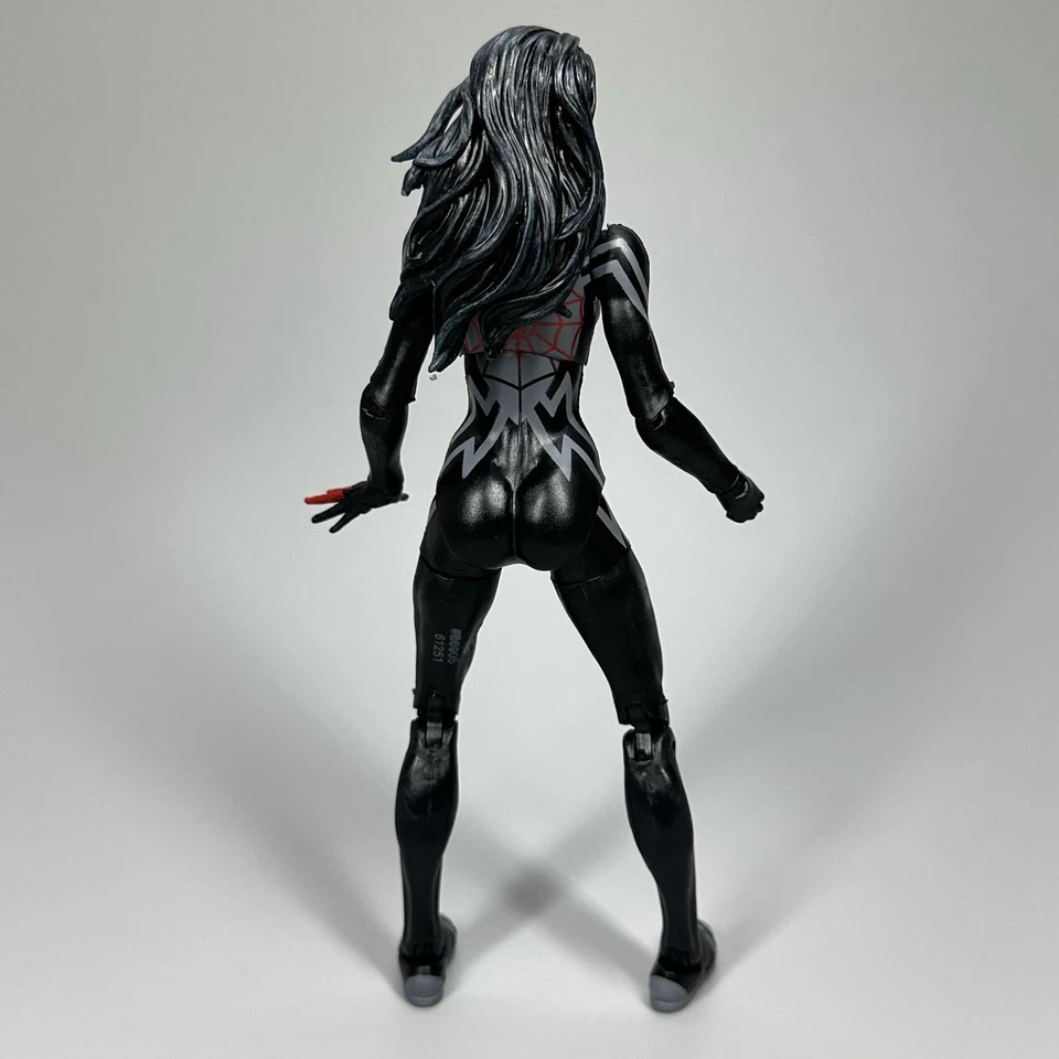 Figura de acción Marvel Legends Spider-Man Silk 6" Space Venom Wave - Suelta Foto 2 de 4