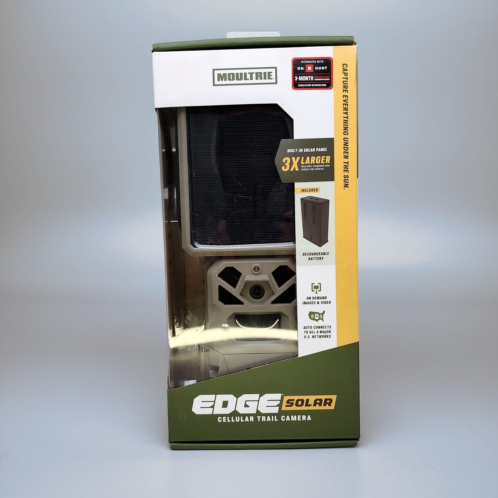 NEW Moultrie Edge Solar Cellular Trail Camera 40MP 1080p Hun
