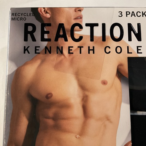 Reaction Kenneth Cole Boxer Briefs 3 Pack Sz M Recycled Micro,Black, New $39.50 - Picture 3 of 10