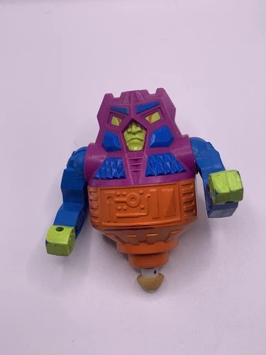 Vintage 1986 MOTU Twistoid Action Figure Mattel Malaysia He-Man Top Loose