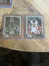 2025 Topps Chrome McDonald’s LeBron James #98 Raywave & Bronny James #77 Raywave