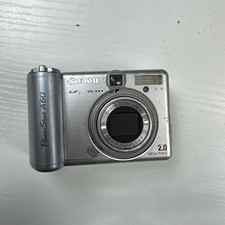 Canon Power Shot A60 2.0 Mega Pixels Digital Camera FOR PARTS NOT WOKRING