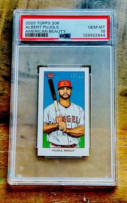 2020 Topps 206 Albert Pujols /10 PSA 10