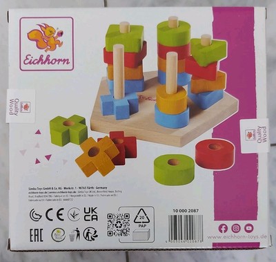 Eichhorn Steckspiel | Deutsch | Spiel | Eichhorn - Baby - Geschenk - OVP