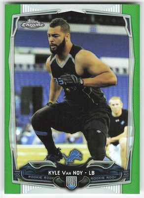 2014 Topps Chrome #205 Kyle Van Noy FOOTBALL Detroit Lions