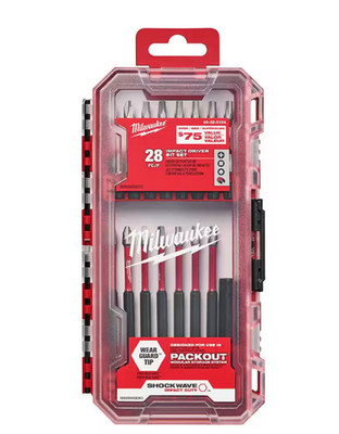 Milwaukee 48-32-5164 SHOCKWAVE Impact Duty 28-Piece Alloy Steel