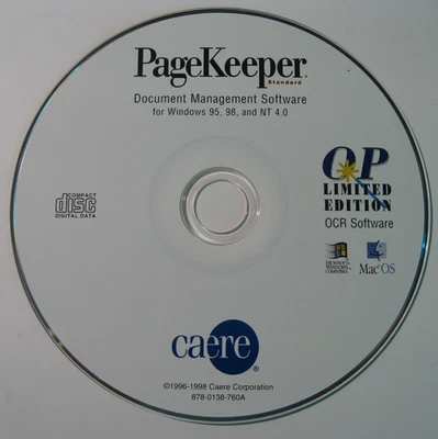 PageKeeper, Limited Edition, caere, CD, 1998 - Bild 1 von 2