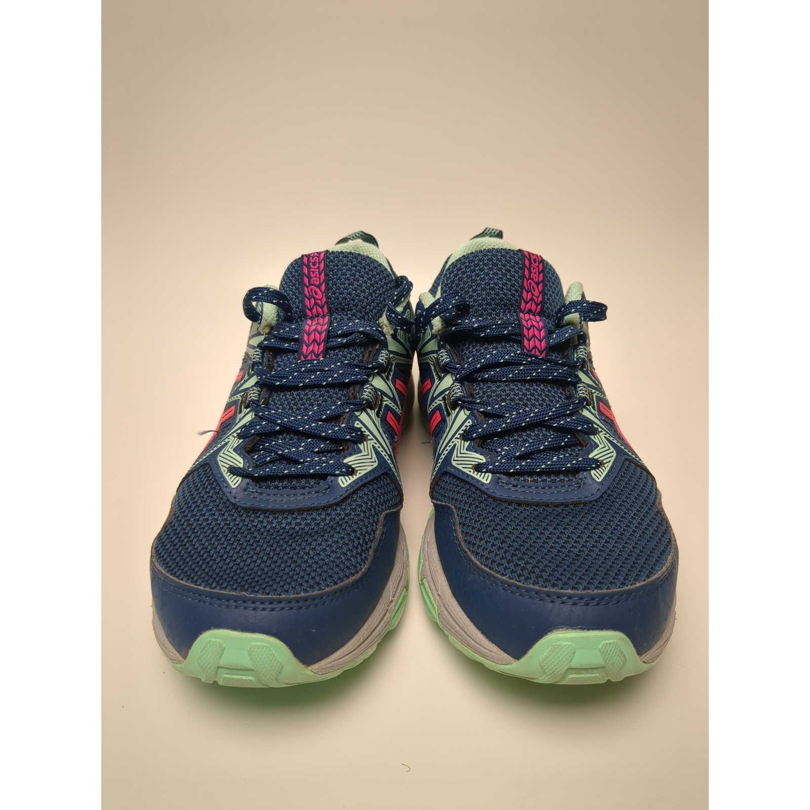 ASICS GEL-Venture 7 Women's Navy Blue Pink Trail Running Shoes Sneakers thumbnail 4