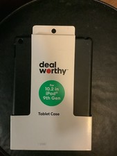 Deal Worthy Tablet Case for Apple iPad 9th Gen 10.2 in Black