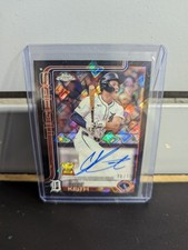 2025 Topps Chrome Update Colt Keith CupFractor AUTO Variation BLACK /10  bookend